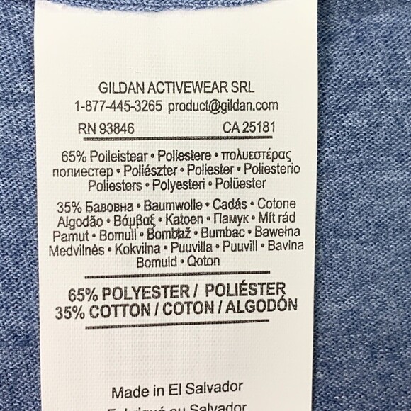 Gildan Activewear Text T-Shirt Women M Blue “Where Is Far Away. . .” - Picture 4 of 7